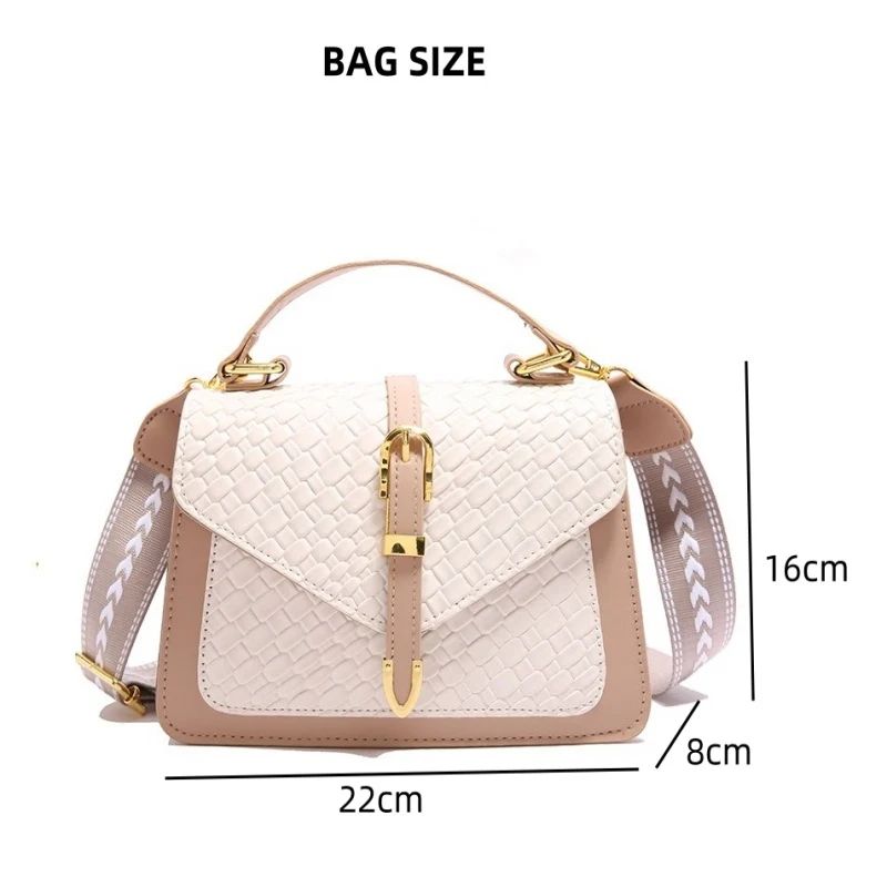 Mateamoda Luxurious Croc Pattern Sling Bag Crossbody Bag