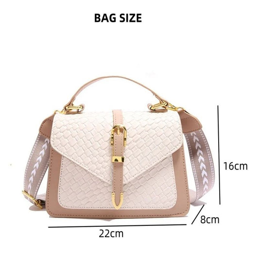 Mateamoda Luxurious Croc Pattern Sling Bag Crossbody Bag