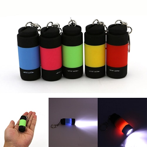 Super Bright Flashlight LED Mini Flashlight Portable Torch Outdoors Waterproof Built-in Battery USB Rechargeable Flashlights Outdoor Emergency Spotlight