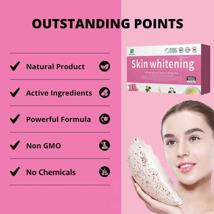 Wins Town Skin Whitening and Spots Fading Tea , Improve Endocrine, Acne Removal Dark spots Beautifying Herbal 30 tea bags