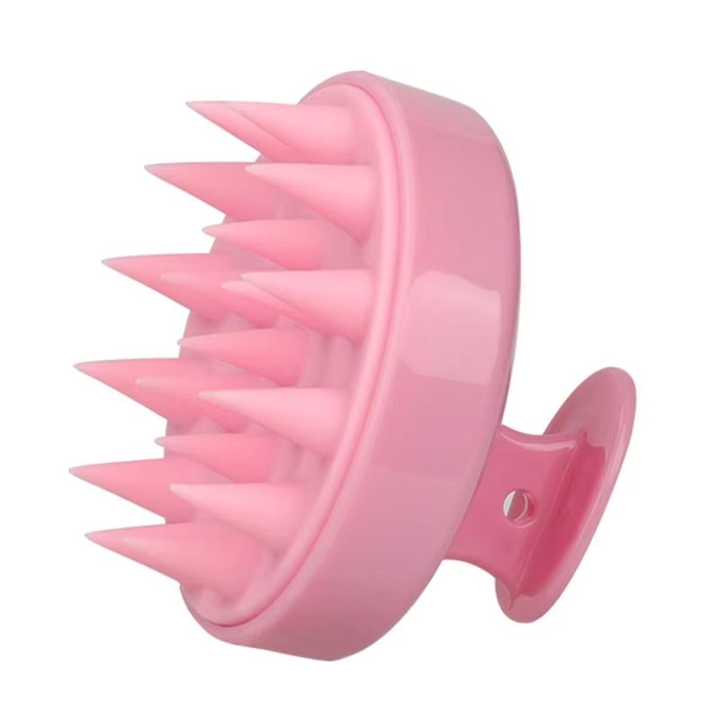 1Pc Scalp Massage Shampoo Brush Soft Silicone Combs Hair Used To Remove Dandruff and Exfoliate Hair Care Styling Tools Wholesale