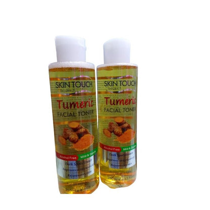 Skin Touch Tumeric Facial Toner Alcohol-free Toner With Turmeric Extract Cleanses, Freshens and Stimulates Skin Formulated For All Skin Types Gently Purifies The Skin