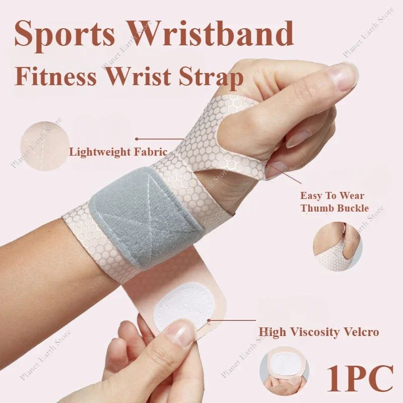 1Pc Adjustable Wrist Protector Gym Wristbands for Hands Pain Lightweight Wrist Support Fitness Sports Wrist Winding Fixation