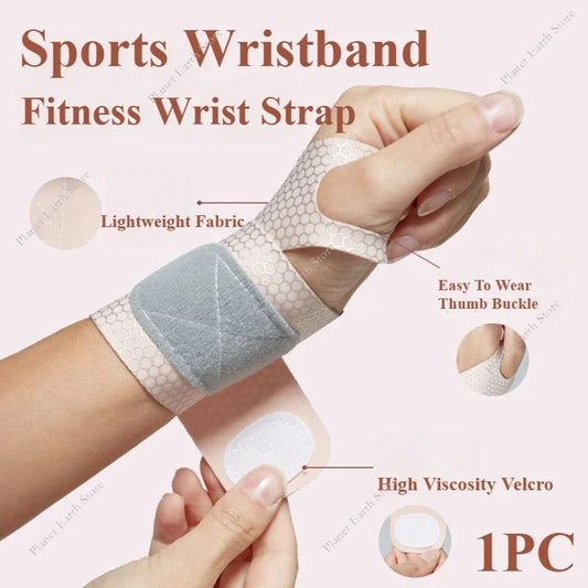1Pc Adjustable Wrist Protector Gym Wristbands for Hands Pain Lightweight Wrist Support Fitness Sports Wrist Winding Fixation