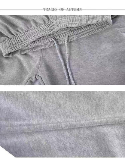 2PC black+grey Men's clothes thin ice silk pants students clothing boys loose straight leg sweatpants trousers Dad long casual sports pants