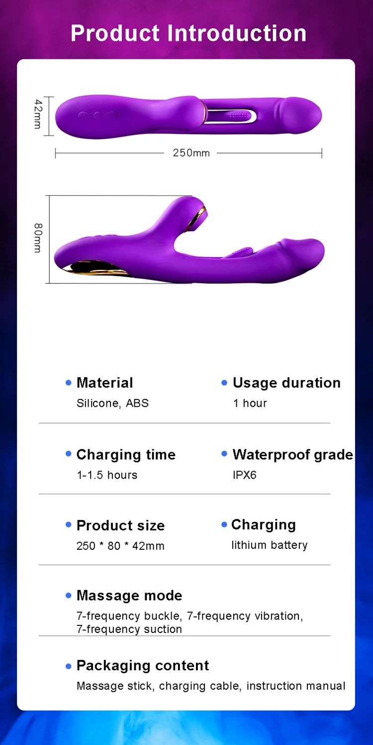 3 In 1 Sucker Patting Vibrator For Women Clitoris Stimulator G-Spot Powerful Vibro Dildo Wand Female Clit Sucker Adult Sex Toys