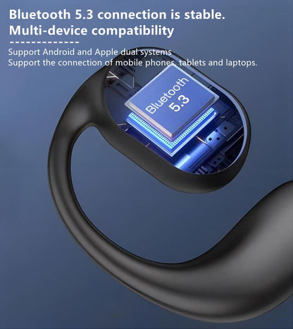 RichRipple F10 Pro 10H Play Time Wireless Bluetooth Earphone Digital Display Single Earbud Ultra Long Standby Business Earpods HD Call Headset Outdoor