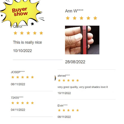 5 In 1 Matte Lipstick Kit Waterproof Nude Combination Lipgloss Long Lasting Velvet Red Show Complexion Makeup