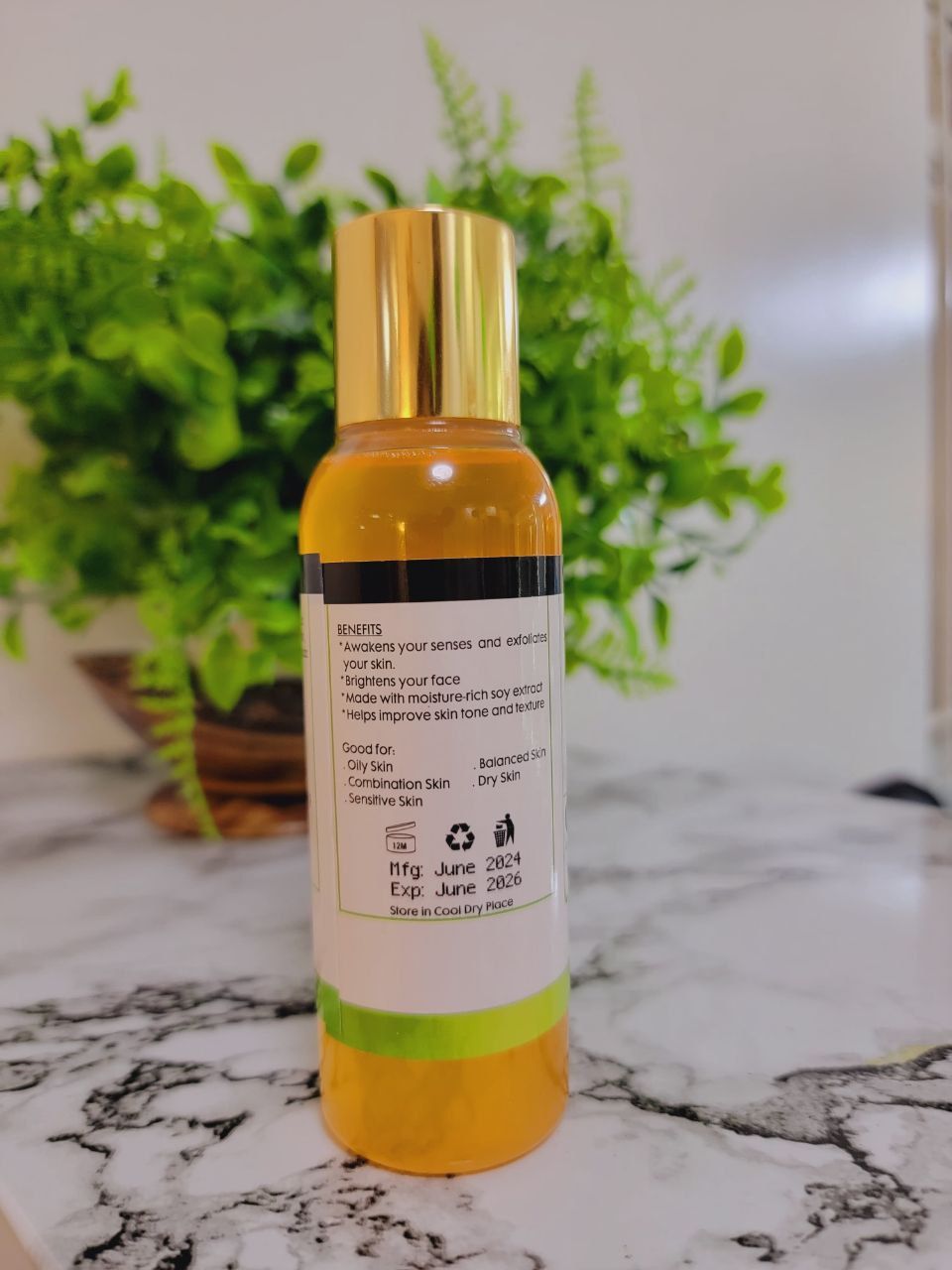 Brightening Facial Cleanser - Dvee Organics - Acne Prone Skin Cleanser for Texture and Pimples