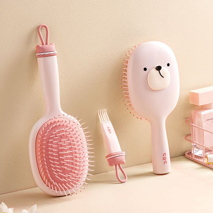 Hot selling fashionable long and wavy air cushion massage curly hair soft and massage hair comb brush Professional Service Air Cushion Comb Cute Fluffy Hair Detangle Massage Scalp Hair Comb For Women