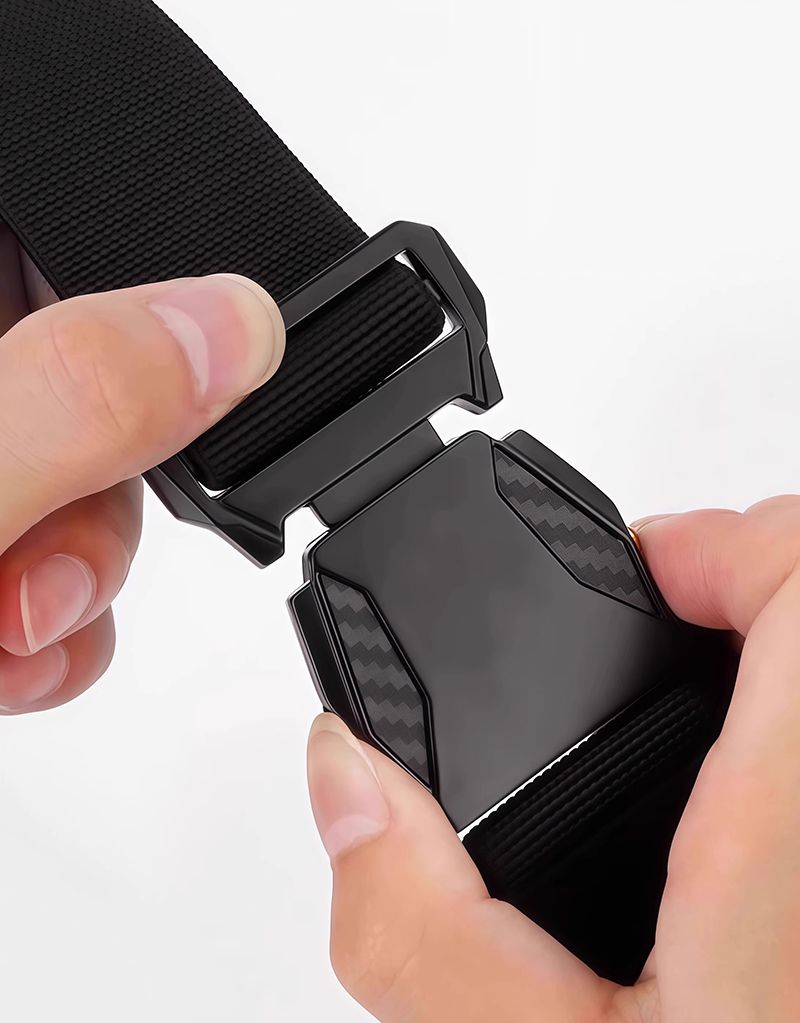 Men Tactical Belts Quick Release Outdoor Training Belt High Quality Casual Sports Men Belt Breathable and Comfortable Nylon Canvas Pants Belt Classic High Elastic Soldier Belt