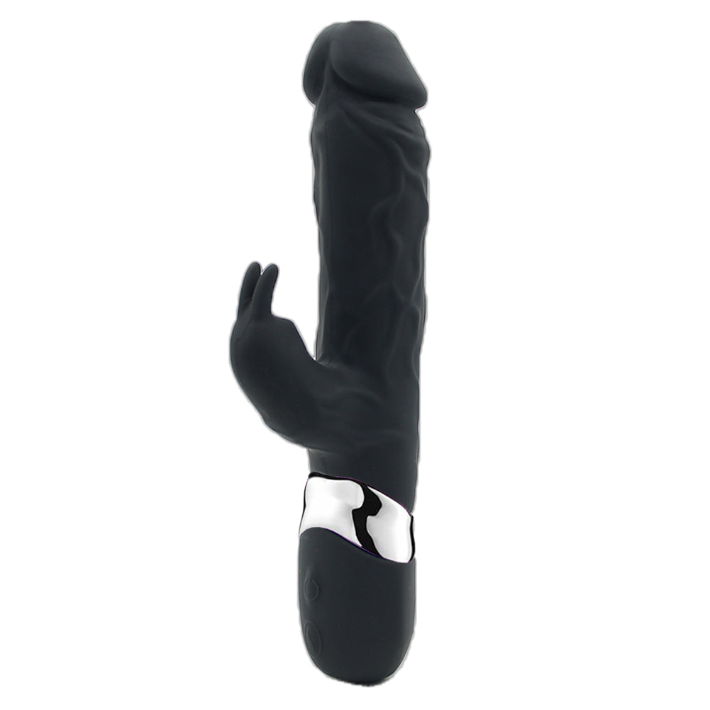 Realistic Dildo Rabbit Veined G Spot Vibrator Rechargeable Waterproof Powerful Vibrating Clit Handhold Massager Adult Sex Toy for Ladies Women