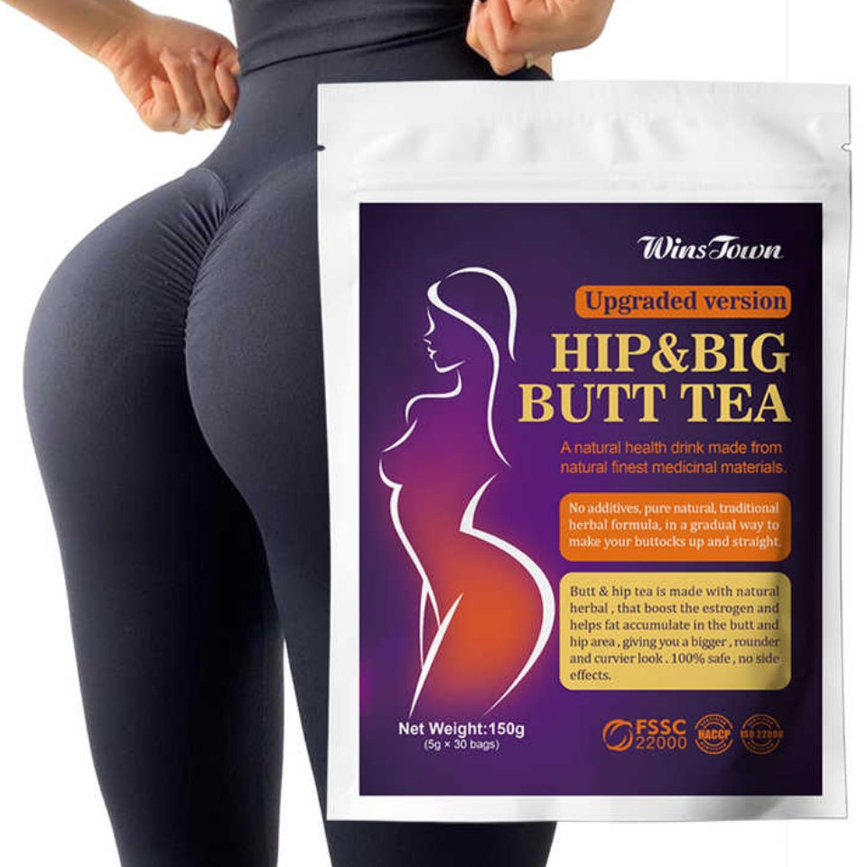 Wins Town Hip and Butt Tea | Herbal Tea for Enlargement Enhancement Wider Hips, Bigger Buttocks