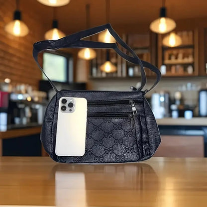 Women'S Shoulder Bag Anti-Aging Embossed Mommy Bag, Made of PU with a Genuine Feel, Crossbody Bag