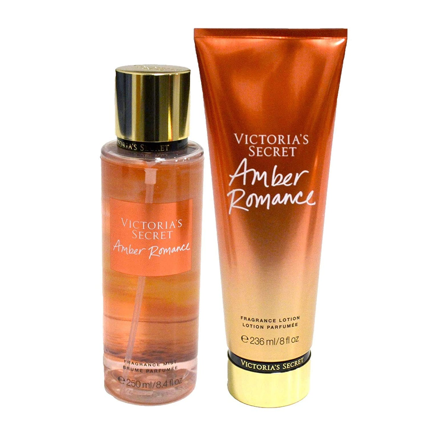 [MIST ONLY] Victoria Secret Amber Romance Body Mist Victoria’s Secret 250 ml – Warm Amber Vanilla Cherry & Creme Anglaise Scent, All-Day Fragrance Mist with Aloe & Chamomile for Women