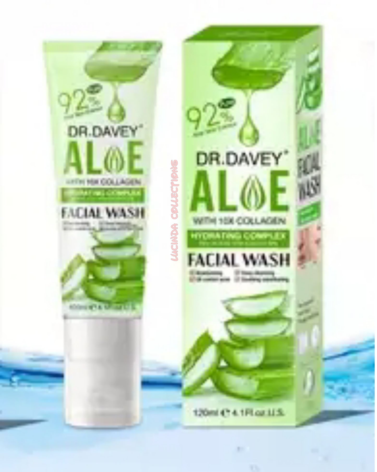 Dr. Davey Aloe Vera Facial Wash Face Hydrating Cleansing Complex