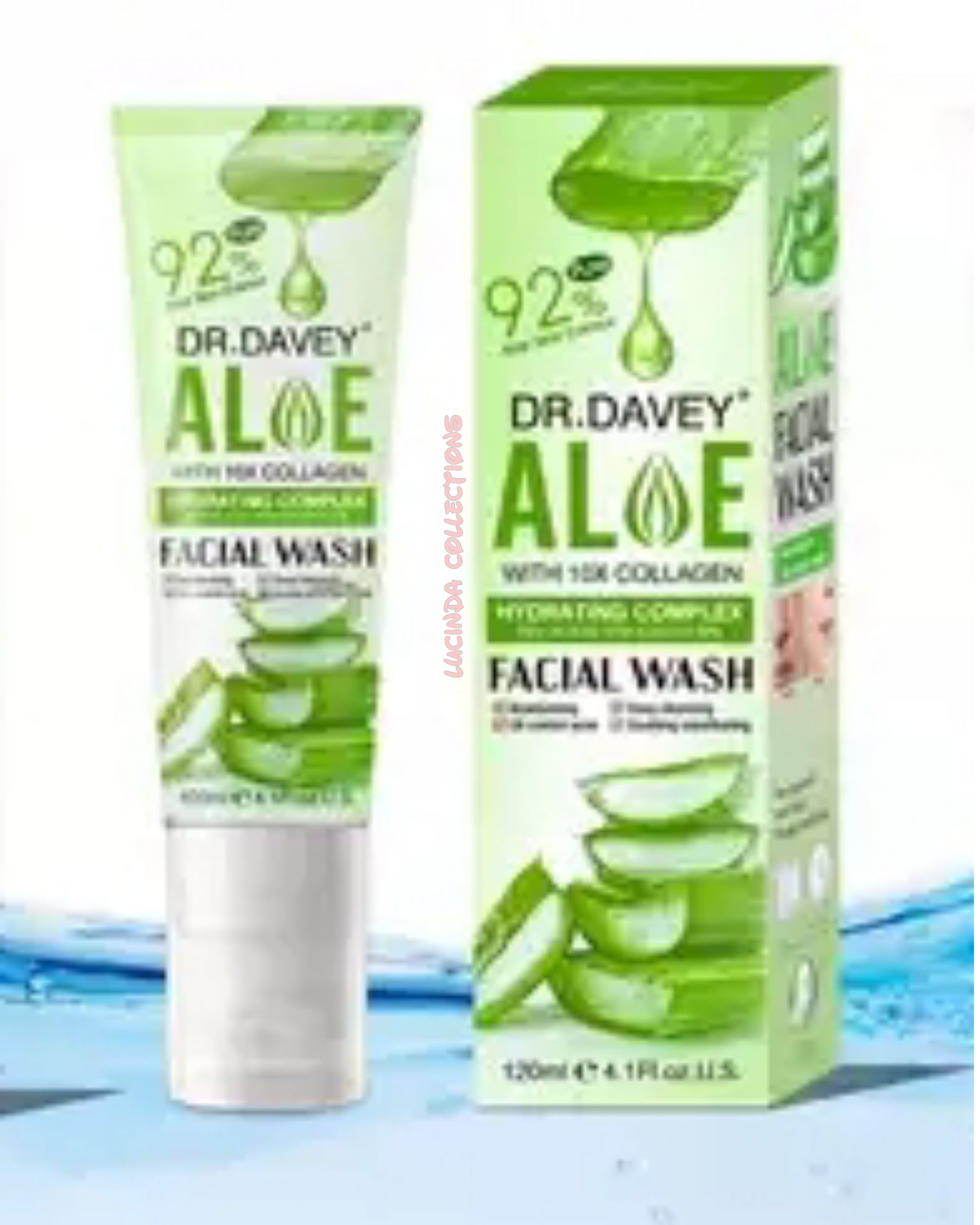 Dr. Davey Aloe Vera Facial Wash Face Hydrating Cleansing Complex