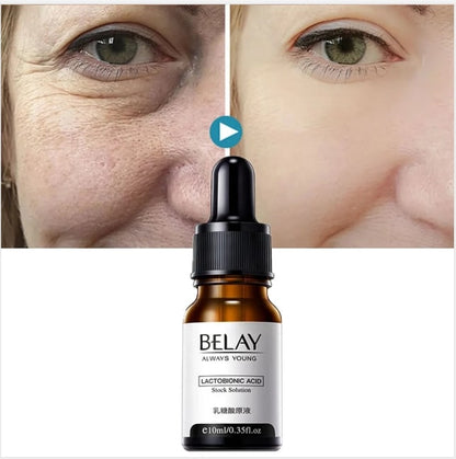 Lactobionic Acid Shrink Pores Serum Korean Cosmetics Fade Fine Lines Anti-Aging Face Care Whiten Moisturizing Skin Care