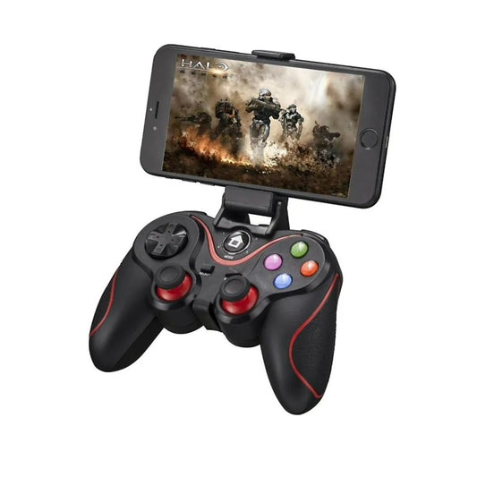 V8 Wireless Bluetooth Game Controller with Smartphone Holder for PC/PS3/Switch/Android/IOS/TV Box Gaming Handle