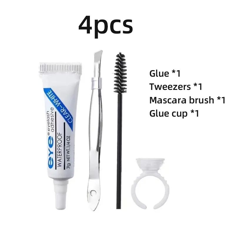 False eyelash glue 7g self grafting eyelash glue Double eyelid eyelash glue trial set tweezers