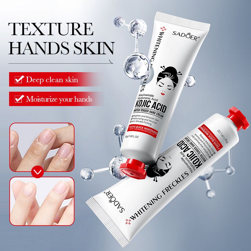 Fade Dullness Hand Cream Anti-wrinkle Remove Cracked Lotion Body Fast Lighten Black Skin Brighten Smooth Nourish Moisturizer 30g