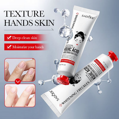 Fade Dullness Hand Cream Anti-wrinkle Remove Cracked Lotion Body Fast Lighten Black Skin Brighten Smooth Nourish Moisturizer 30g