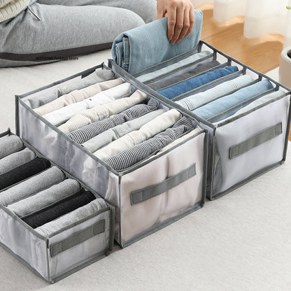 Folding Closet Organizer Panties And Socks Storage Boxes Wardrobe Clothes Underwear Organizer Drawers Clothes Separator Boxes