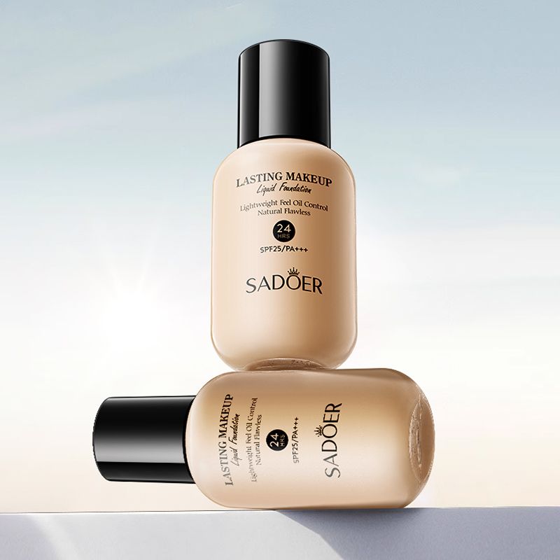 40ml SADOER Holding makeup liquid foundation natural lasting oil control is not easy to remove makeup concealer moisturizing dry skin bb cream for women moisturizing non-card powder