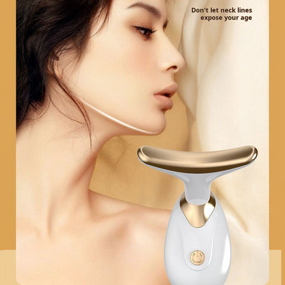 Dolphin beauty device, facial introduction device, household instrument, portable beauty device, neck wrinkle fading massage device