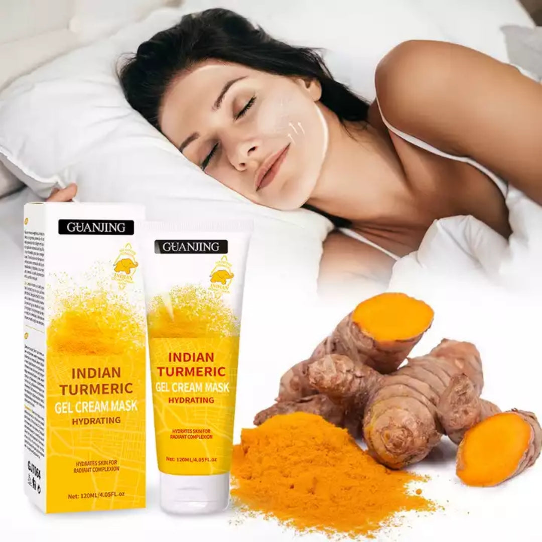 Indian Turmeric Gel Cream Mask - Hydrating Radiant Complexion skin