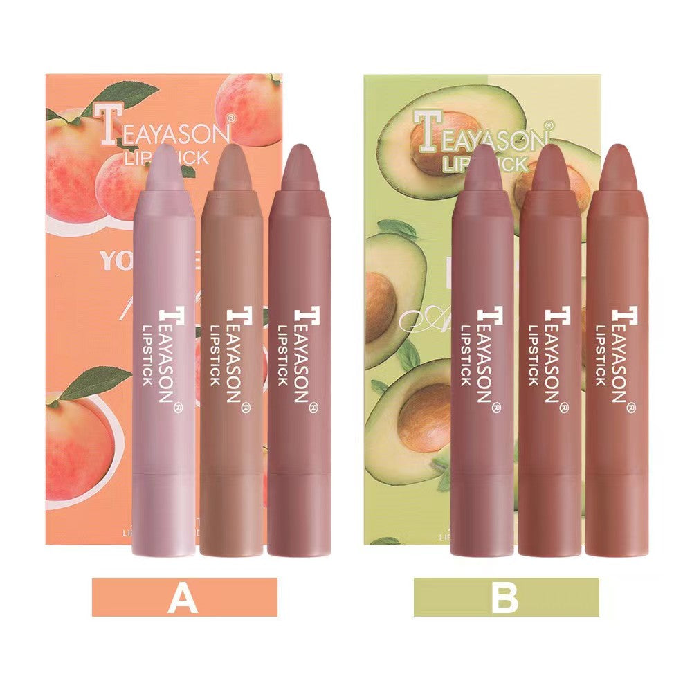 3pcs/set Velvet Matte Lipsticks Pencil Waterproof Long Lasting Lip Tint Pen Makeup Cosmetics