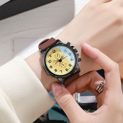 Fashion Men's Quartz Watches Casual Retro Literary Trend Wrist Watch Fashion Trend Student Watch Men's Watch