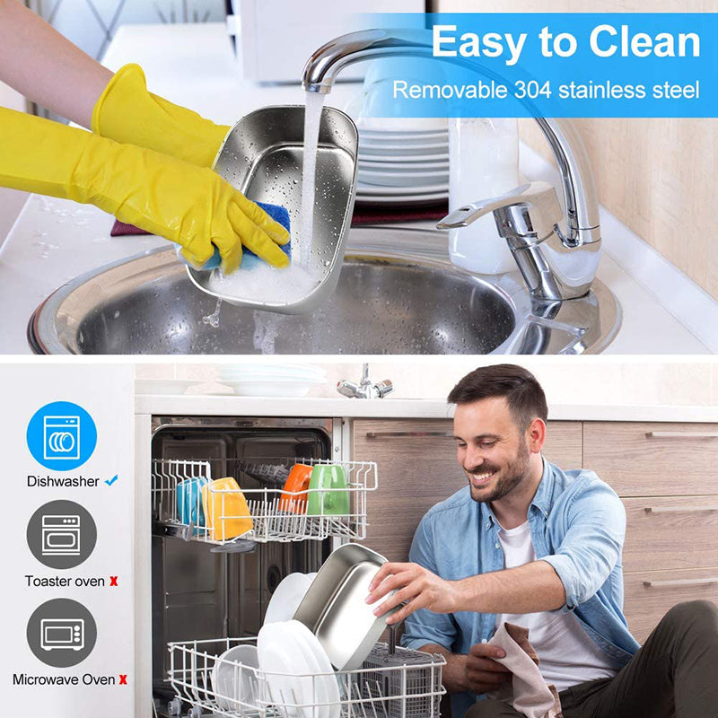 220V 1.5L Stainless Steel Electric Heating Lunch Box Plug School Office Home use Picnic Portable Food Warmer Container Heater