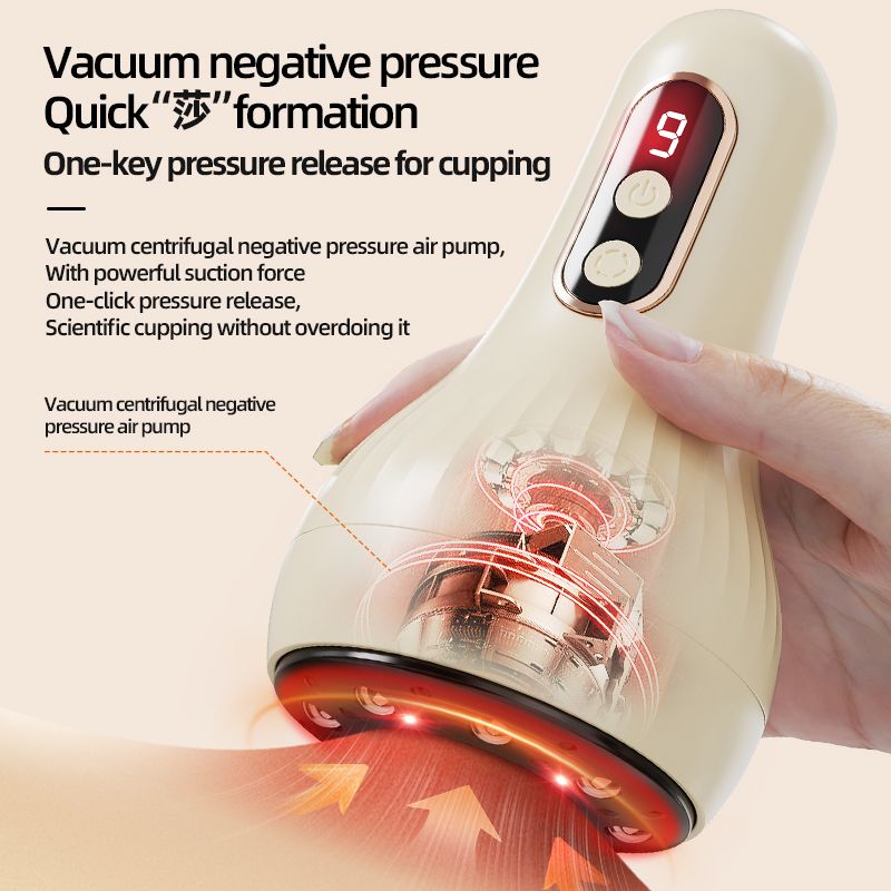 Massager Smart Electric Scraping Instrument Body massager Scraping and cupping device A massage device that takes care of your whole body Suitable for both men and women