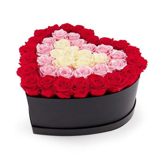 Heart shaped caramel bouquet