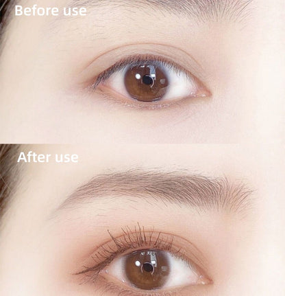 Mascara Fine Brush Head Waterproof Sweat Proof Lengthened Volume Warping Eye Waterproof mascara will last for a long time Makeup Eye black cross-border super long thin brush head