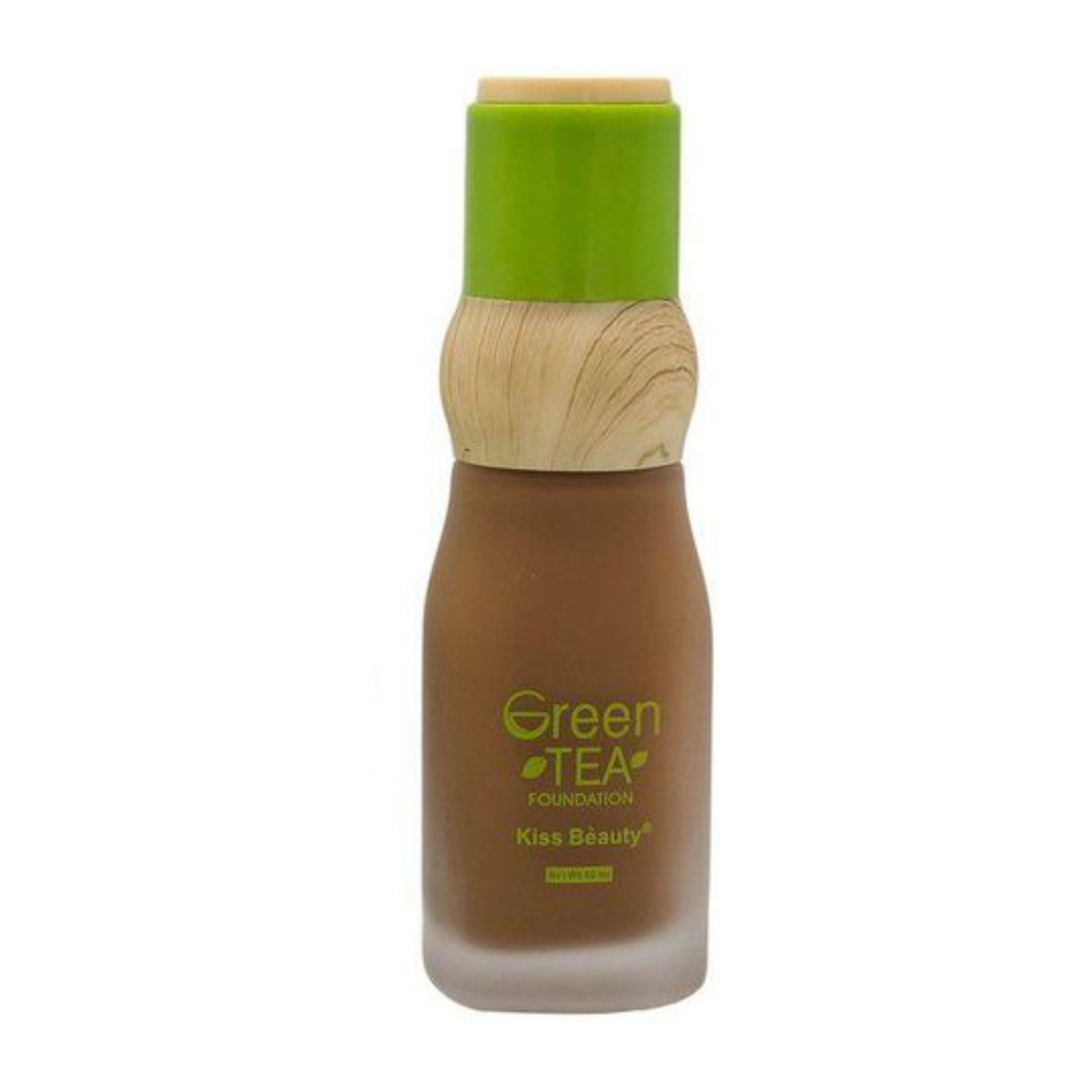 Kiss Beauty Green Tea Foundation Smooth & Flawless Refines Pores Coverage Face Makeup