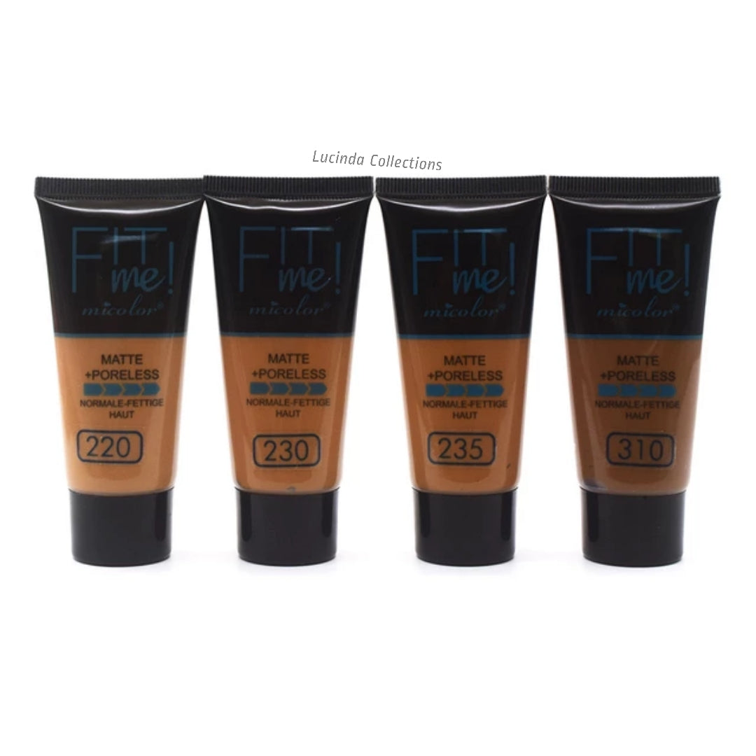 Micolor Fit Me Matte And Poreless Foundation Cream Face Makeup