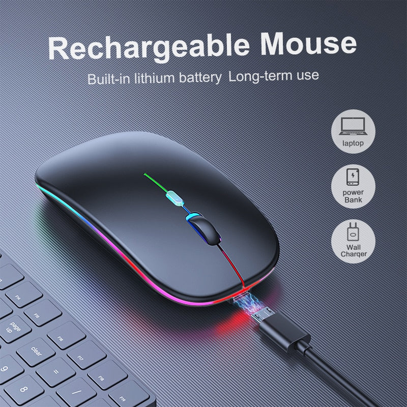Backlight Mouse Rechargeable Mouse Wireless Mouse Computer Bluetooth Mouse wireless Mice