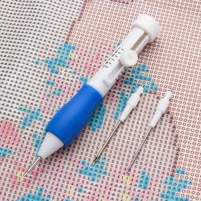 1 Set, Embroidery Knitting Pocket Needle Pen Sewing Tool Punching Needle Magic Embroidery Needle Pen DIY Knitting Sewing Tool
