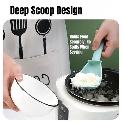 Multifunction Tongs Whisk Kitchenware Set Soft Silicone Cooking Spoon Drain Spoon Mashed Potato Grinder Noodle Scoop Egg Beater Churns Egg White And Yolk Separation Food Clip cook