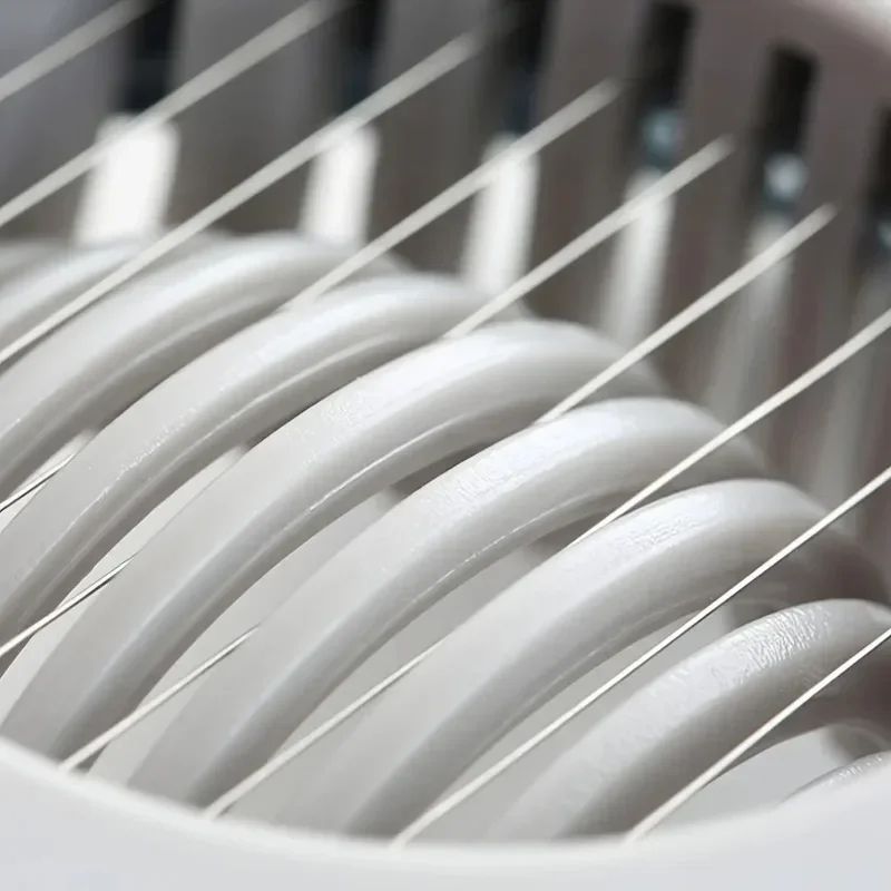 1PC Multipurpose Stainless Steel Wire Egg Slicer,Egg Slicer For Hard Boiled Eggs, Aluminium Egg Cutter , Fruit Garnish Slicer