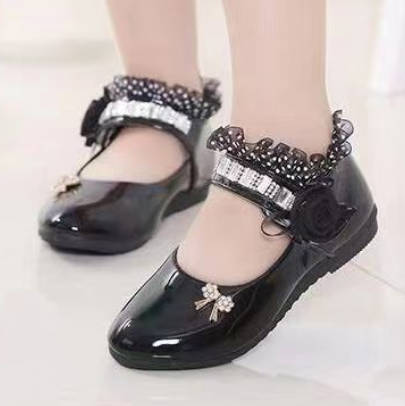 Fashion Kids shoes Children's Shoes Fashion hook and loop British Wind Baby girls shoes Fast delivery within 1-5 days