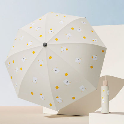 Jumping Bear Umbrella Folding Umbrellas Sun/UV protection Umbrella Dual-use Umbrella for Sun and Rain