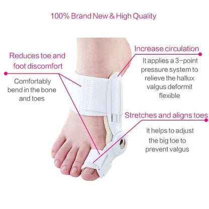 Orthopedic Bunion Corrector 1 PCS Hallux Valgus Brace Splint Pads Bunion Big Toe Separators Straightener Universal for Left and Right Feet