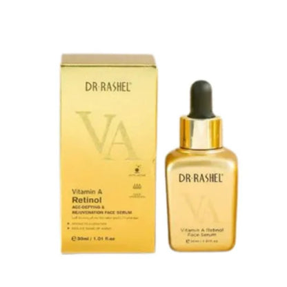 Dr. Rashel Vitamin A Retinol Age-Defying & Rejuvenation Face Serum. Removes Wrinkles, Smooths, Prevent Aging, Moisturizes & Glows 30ml
