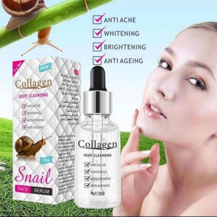 Pei Mei Collagen Snail Face Serum - Whitening, Anti-aging, Anti-acne, Brightening