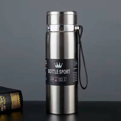 800ML Thermal Water Bottle Thermos Vacuum Flask Double Stainless Steel Coffee Tea Insulated Cup Leakage-proof for Office Gift