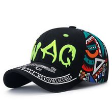 Man hat cap summer sun fashion baseball hats/caps for man 100% cotton hat with letter embroidery and graffiti design fashion accessories gift for him/her