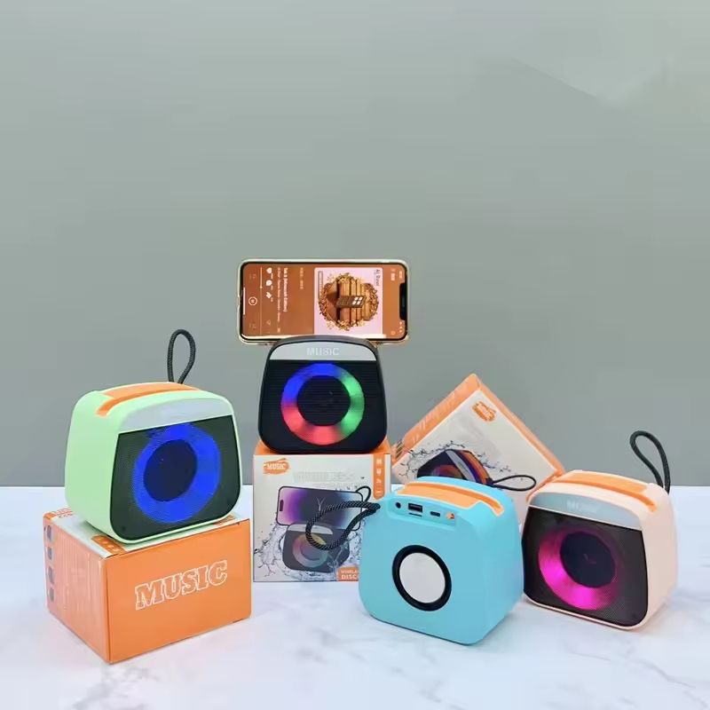 Bluetooth speaker RGB colorful wireless speaker portable desktop outdoor high volume small volume subwoofer